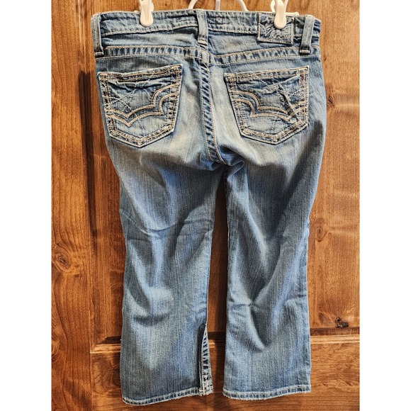 Big Star Maddie Capri Jeans Women's 28 Blue Med Wash - Picture 10 of 16